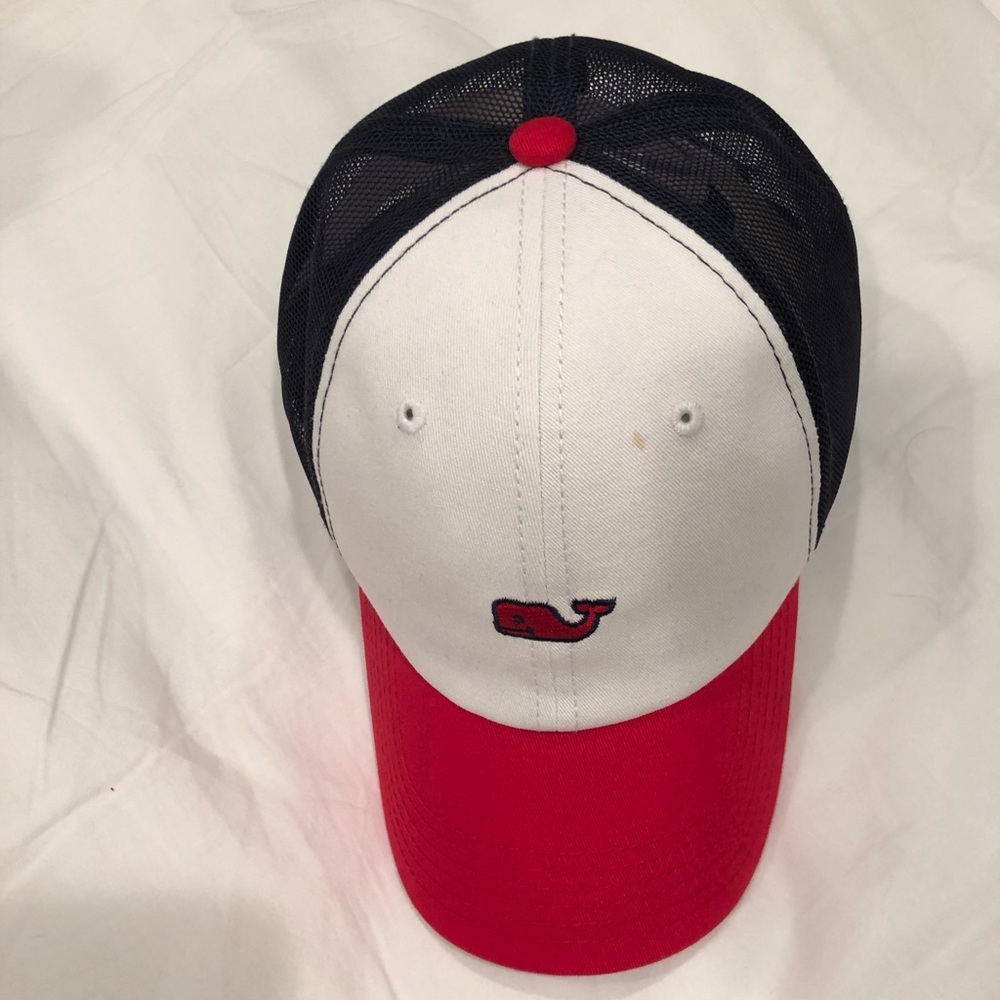 Vineyard Vines Red White & Blue Adjustable Hat Cap